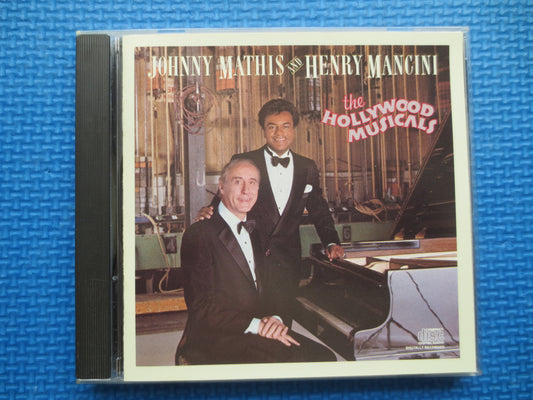 Johnny MATHIS, Henry MANCINI, HOLLYWOOD Musical Cd, Music Cd, Johnny Mathis Album, Henry Mancini Cd, Jazz Cd, 1986 Compact Disc