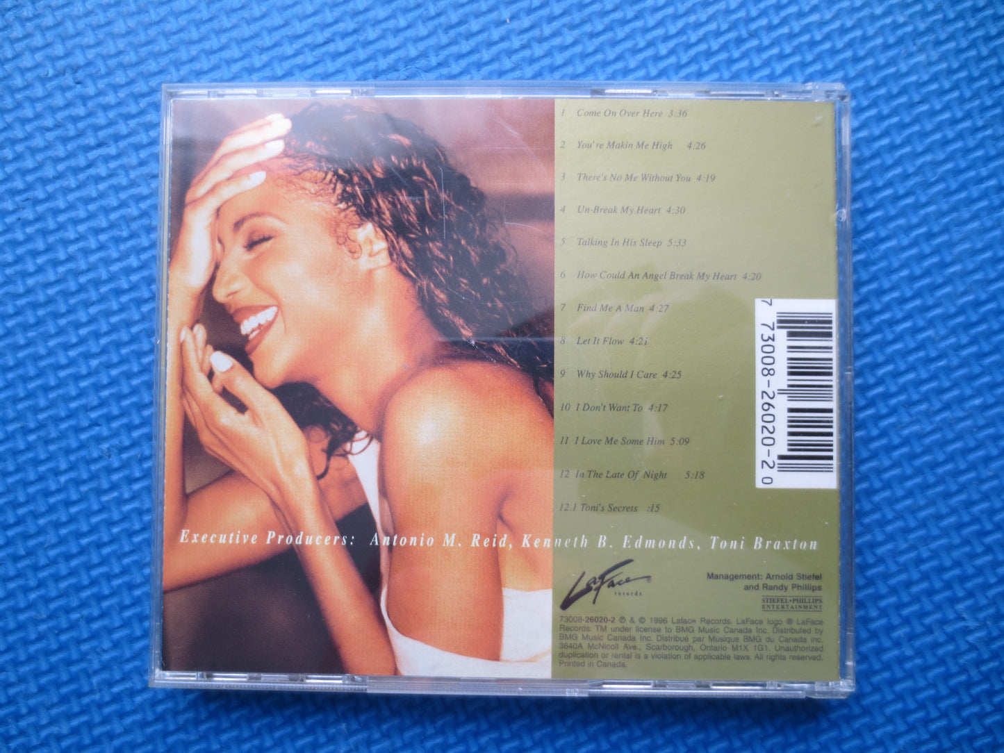 TONI BRAXTON, SECRETS, Toni Braxton Cd, Toni Braxton Album, Soul Cd, Soul Music Cd, R and B Cd, Soul Jazz Cd, Soul Compact Disc