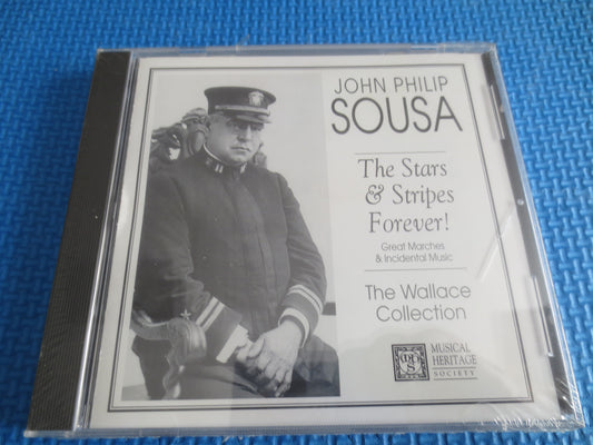 John Philip SOUSA, GREAT MARCHES, Ragtime Cd, John Philip Sousa Cd, Ragtime Lp, Marching Band Cd, Band Music Cd, Band Cd, 1993 Compact Disc