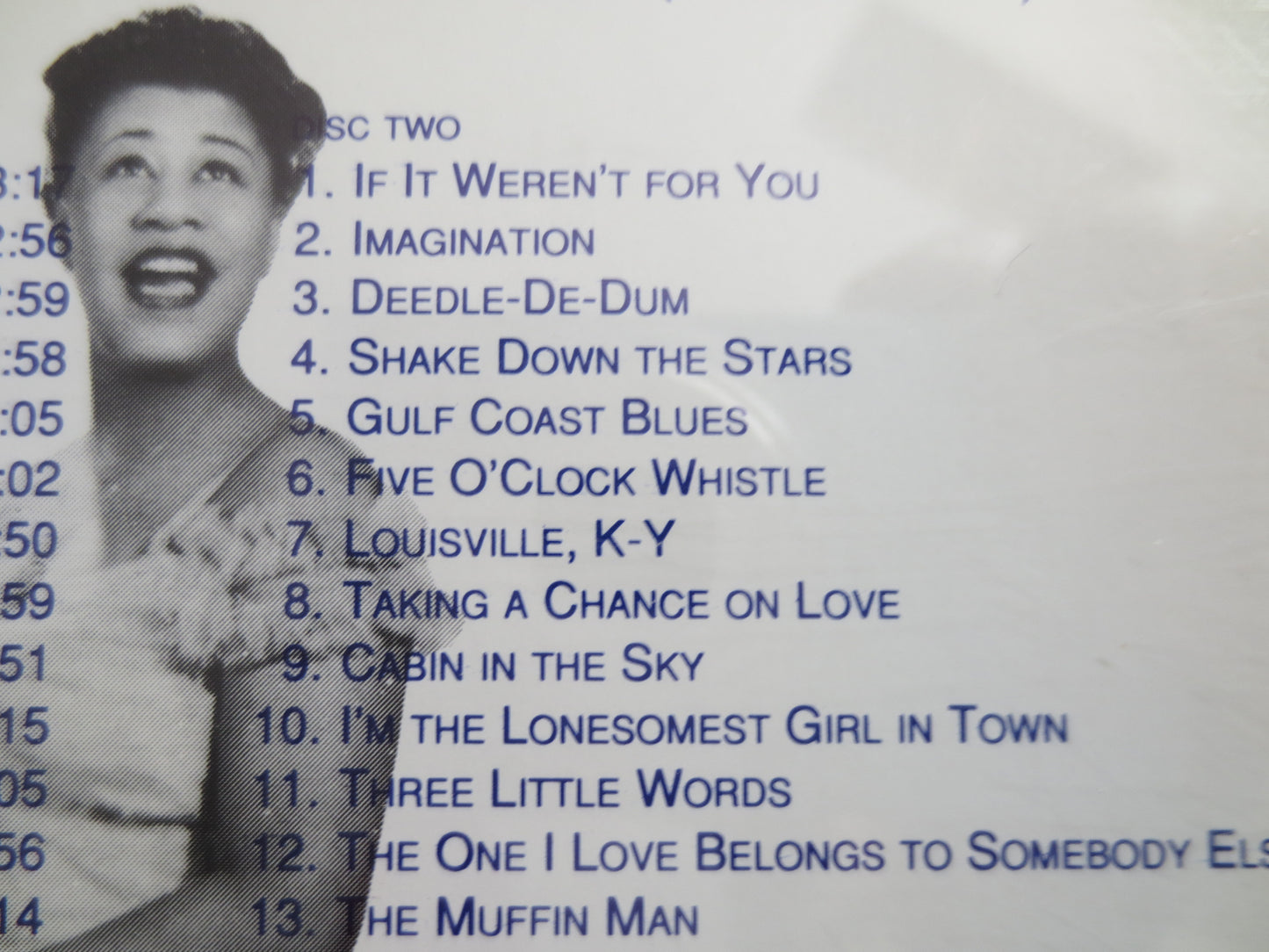 ELLA FITZGERALD, The Early Years, DOUBLE Cd, Jazz Cd, Ella Fitzgerald Cd, Ella Fitzgerald Album, Jazz Music Cd, Jazz Cd, 1993 Compact Disc