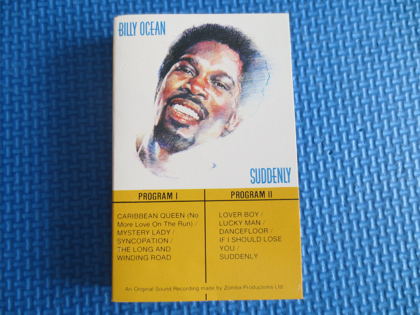 BILLY OCEAN, SUDDENLY, Billy Ocean Tape, Disco Music Tape, Funk Cassette, Soul Music Tape, Disco Cassette, 1984 Cassette