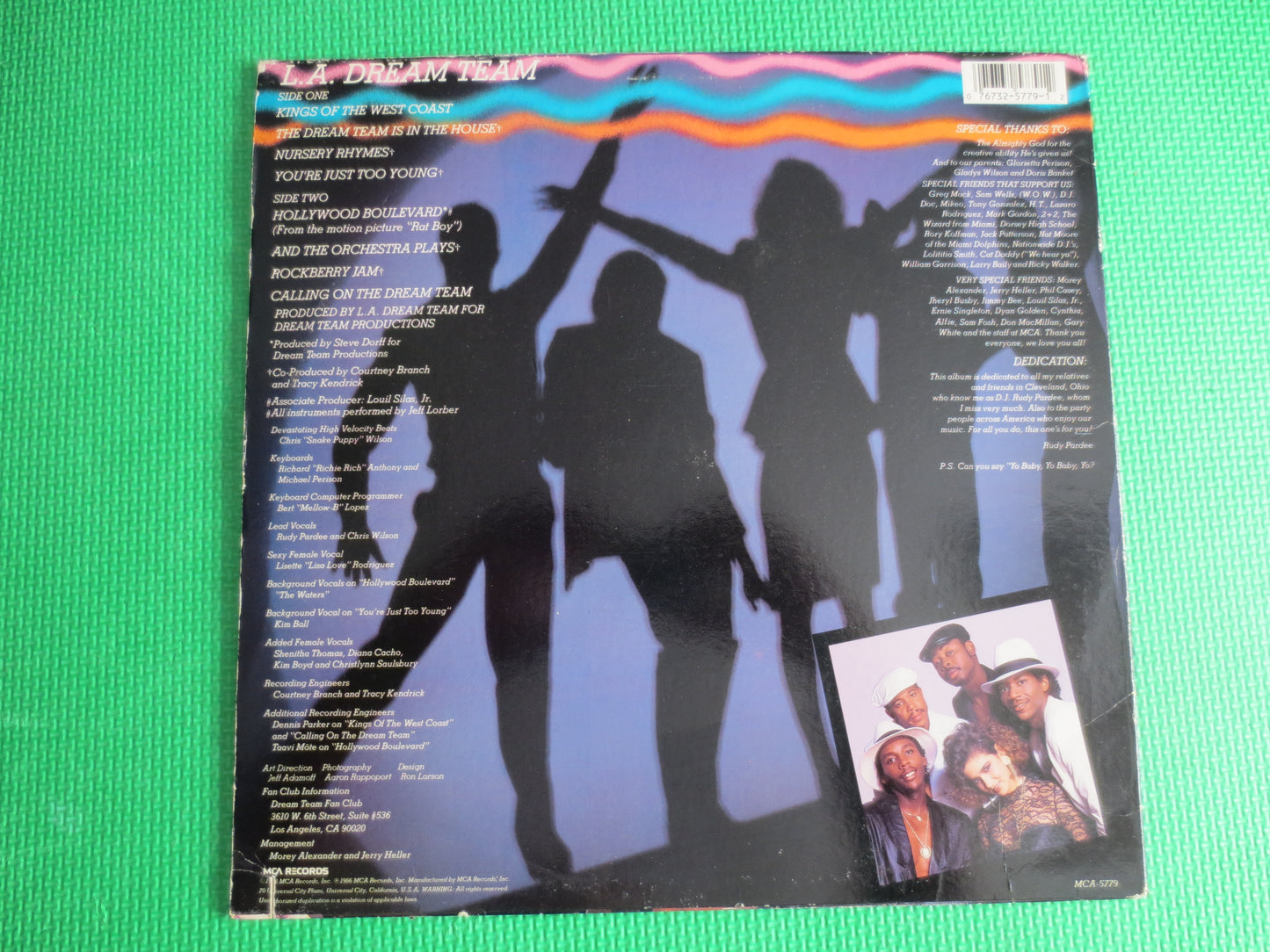 LA DREAM TEAM, Kings of the West Coast, Hip Hop Records, Hip Hop lps, Rap Albums, Rap lps, Rap Records, 1986 Records