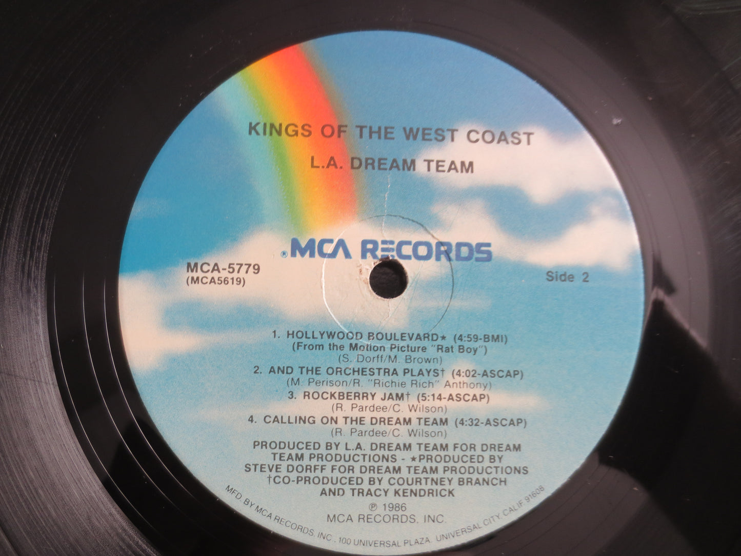 LA DREAM TEAM, Kings of the West Coast, Hip Hop Records, Hip Hop lps, Rap Albums, Rap lps, Rap Records, 1986 Records