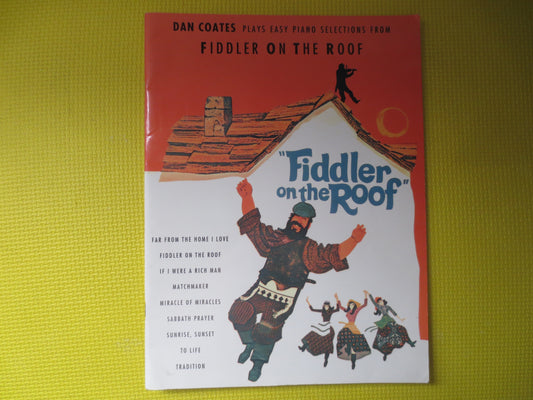 SHEET Music, FIDDLER on the ROOF, Soundtrack, Music Book, Piano Music Book, Sheet Music Book, Music Sheets, Vintage Music Book, Vintage Book