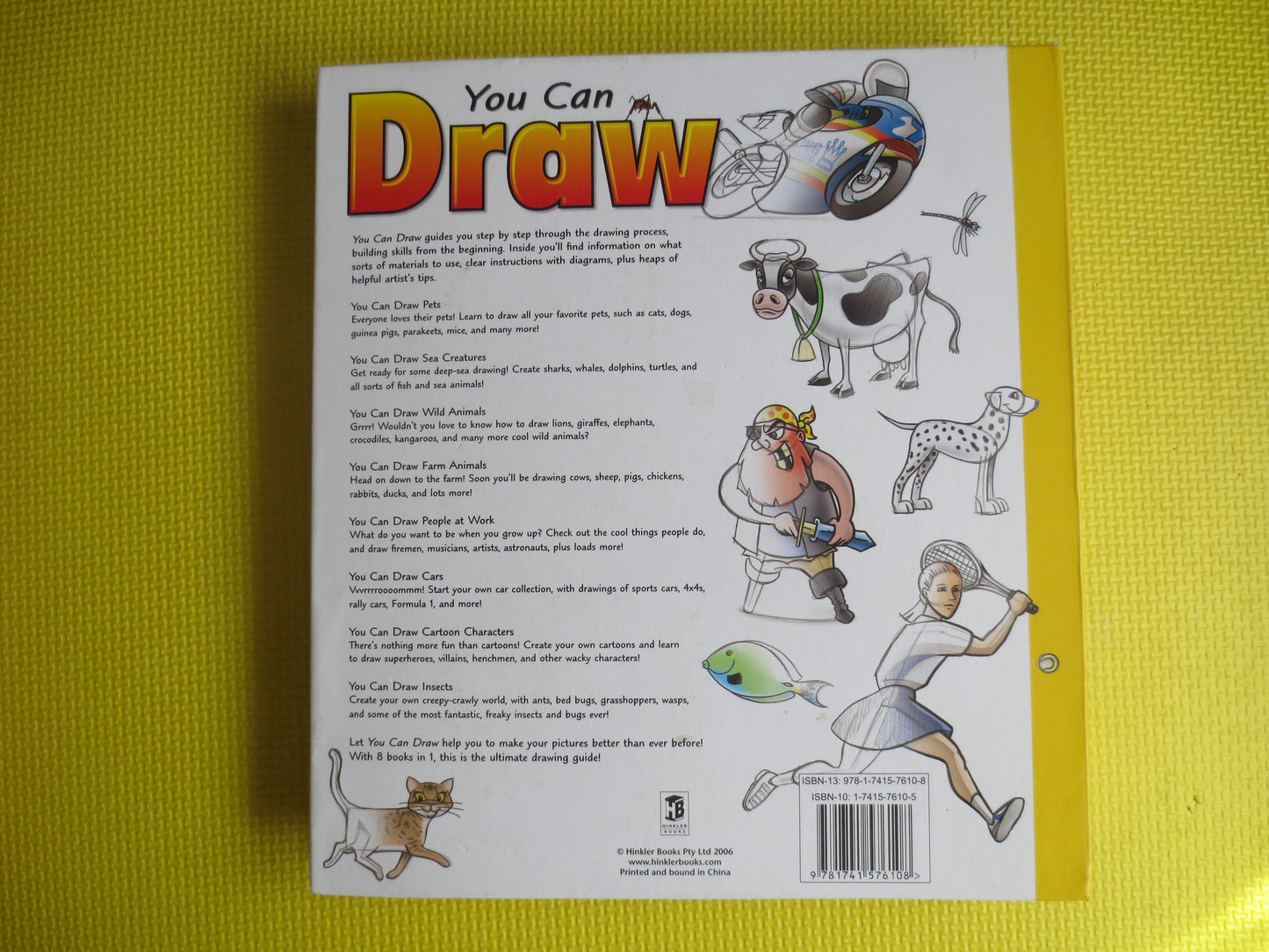 Vintage Book, YOU CAN DRAW, Over 100 Drawings, Learn to Draw Book, Drawing Cartoons Book, Drawing Cars Book, How to Draw Book, Drawing Book