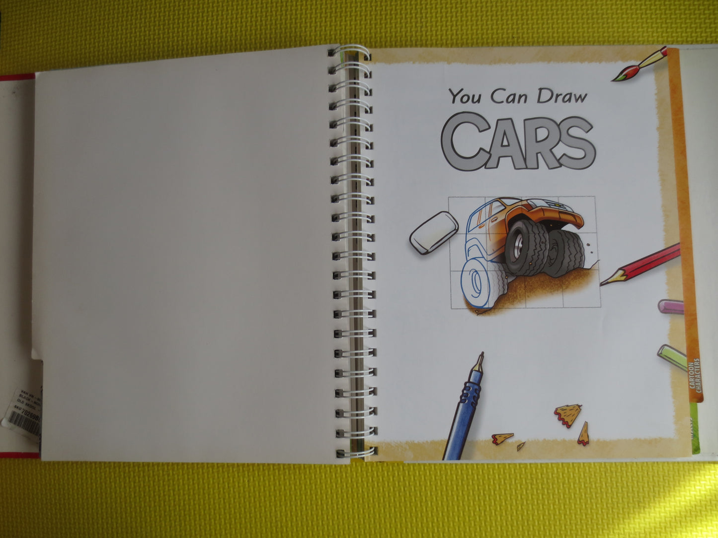 Vintage Book, YOU CAN DRAW, Over 100 Drawings, Learn to Draw Book, Drawing Cartoons Book, Drawing Cars Book, How to Draw Book, Drawing Book