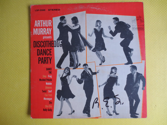 DISCOTHEQUE, DANCE PARTY, Arthur Murray Record, Party Dance Album, Novelty Record, Novelty Album, Novelty Vinyl, Cha Cha Album, 1967 Records