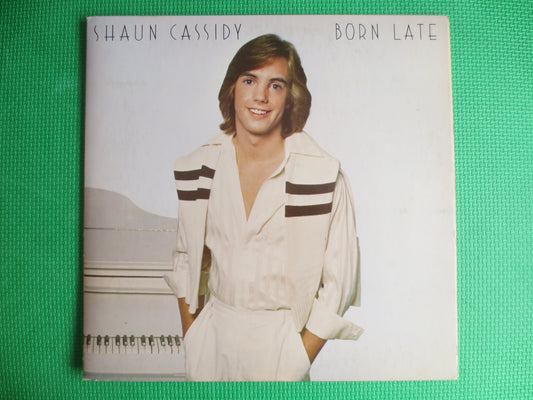 SHAUN CASSIDY, BORN Late, Shaun Cassidy Record, Shaun Cassidy Vinyl, Shaun Cassidy Album, Shaun Cassidy Lp, Vintage Records, Lp, 1977 Record