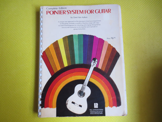 Vintage Books, POINTER SYSTEM for GUITAR, Sheet Music, Music Books, Piano Music Book, Guitar Music Books, Vintage Music Book, Guitar Music