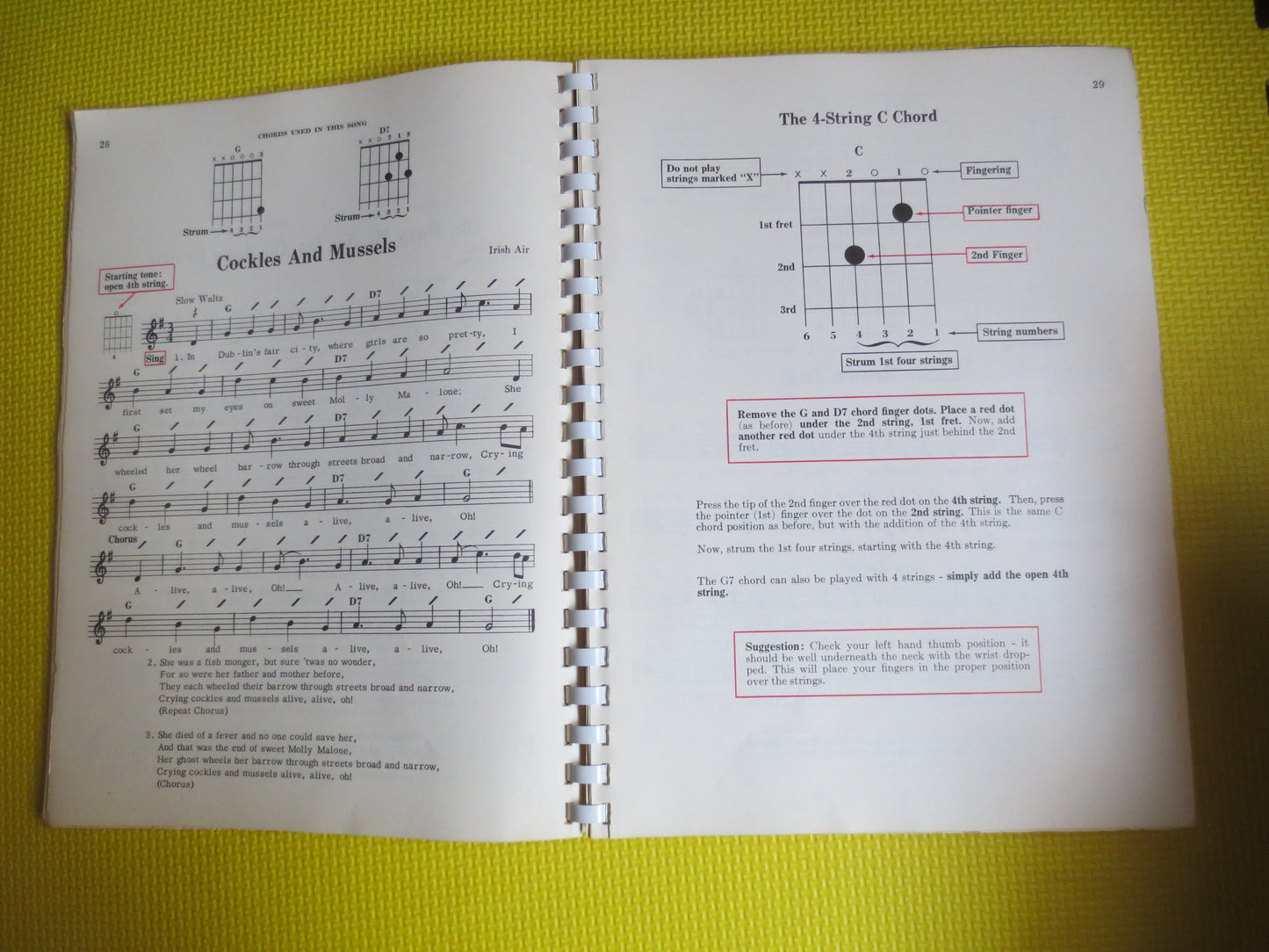 Vintage Books, POINTER SYSTEM for GUITAR, Sheet Music, Music Books, Piano Music Book, Guitar Music Books, Vintage Music Book, Guitar Music