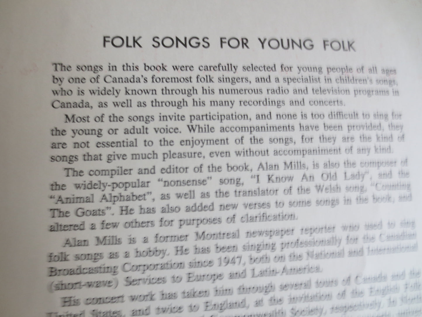 Vintage Books, FOLK SONGS for YOUNG Folk, Sheet Music, Music Books, Piano Music Book, Chord Sheet Music, Books, Vintage Music Book, Music