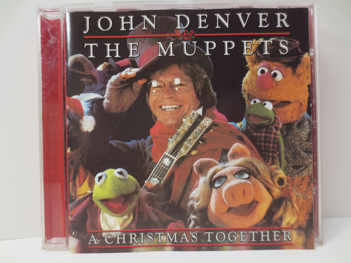 JOHN DENVER, MUPPETS, Christmas Cd, John Denver Album, John Denver Cd, The Muppets Cd, Christmas Song, Kid Cd, 1990 Compact Disc