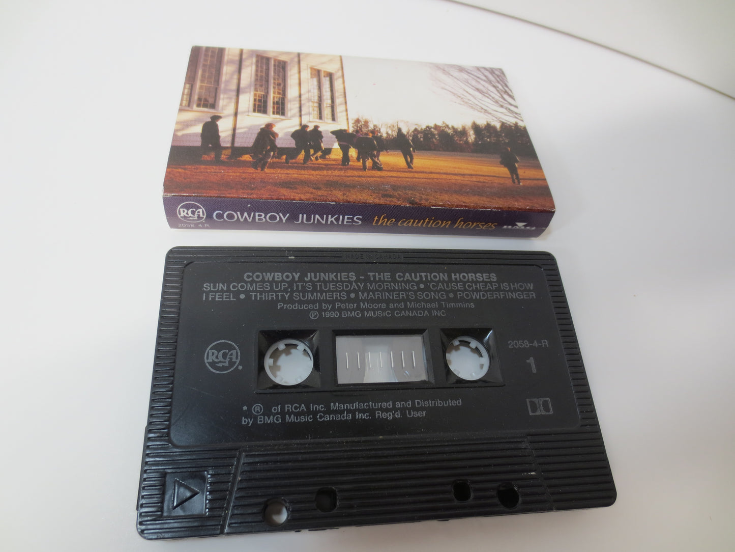 COWBOY JUNKIES Tape, The Caution HORSES, Cowboy Junkies Album, Cowboy Junkies Music, Tape Cassette, Cassette, 1990 Cassette