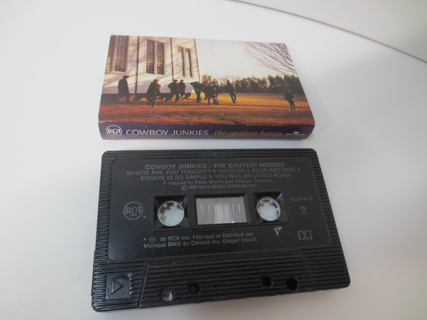 COWBOY JUNKIES Tape, The Caution HORSES, Cowboy Junkies Album, Cowboy Junkies Music, Tape Cassette, Cassette, 1990 Cassette