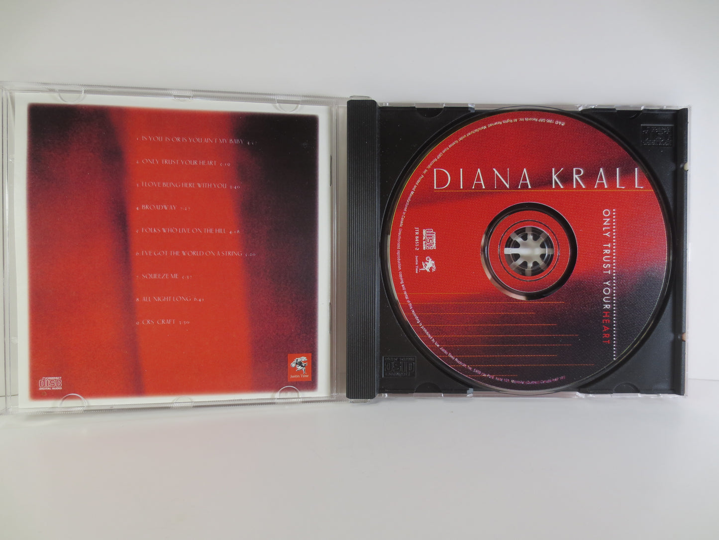 DIANA KRALL, Only Trust Your HEART, Diana Krall Cd, Jazz Music Cd, Piano Music, Diana Krall Lp, Piano Cds, 1995 Compact Discs