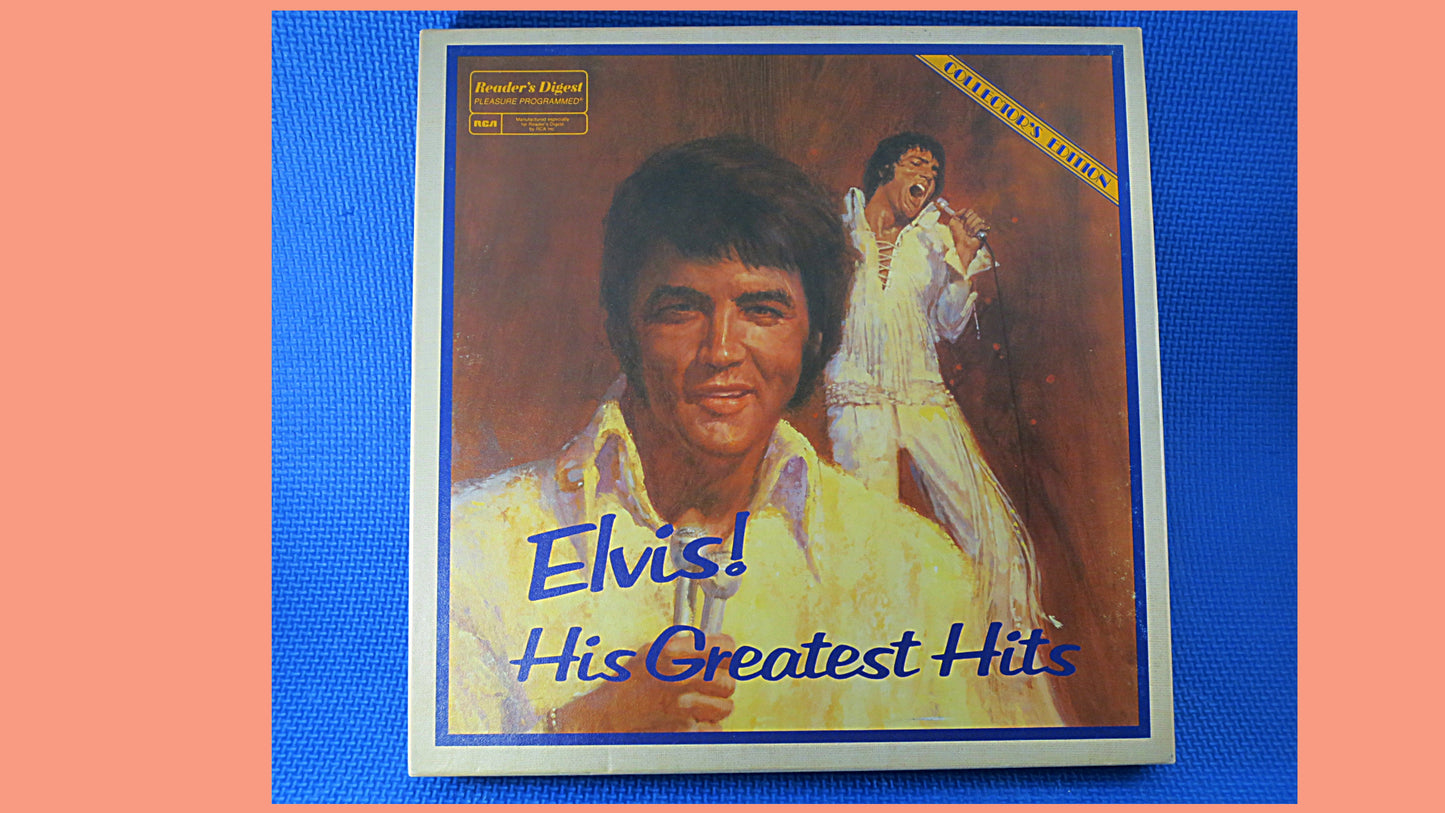 ELVIS PRESLEY, 7 RECORDS, Readers Digest Lps, Elvis Records, Elvis Vinyl, Vinyl Record, Elvis Album, Vinyl lp, 1983 Records