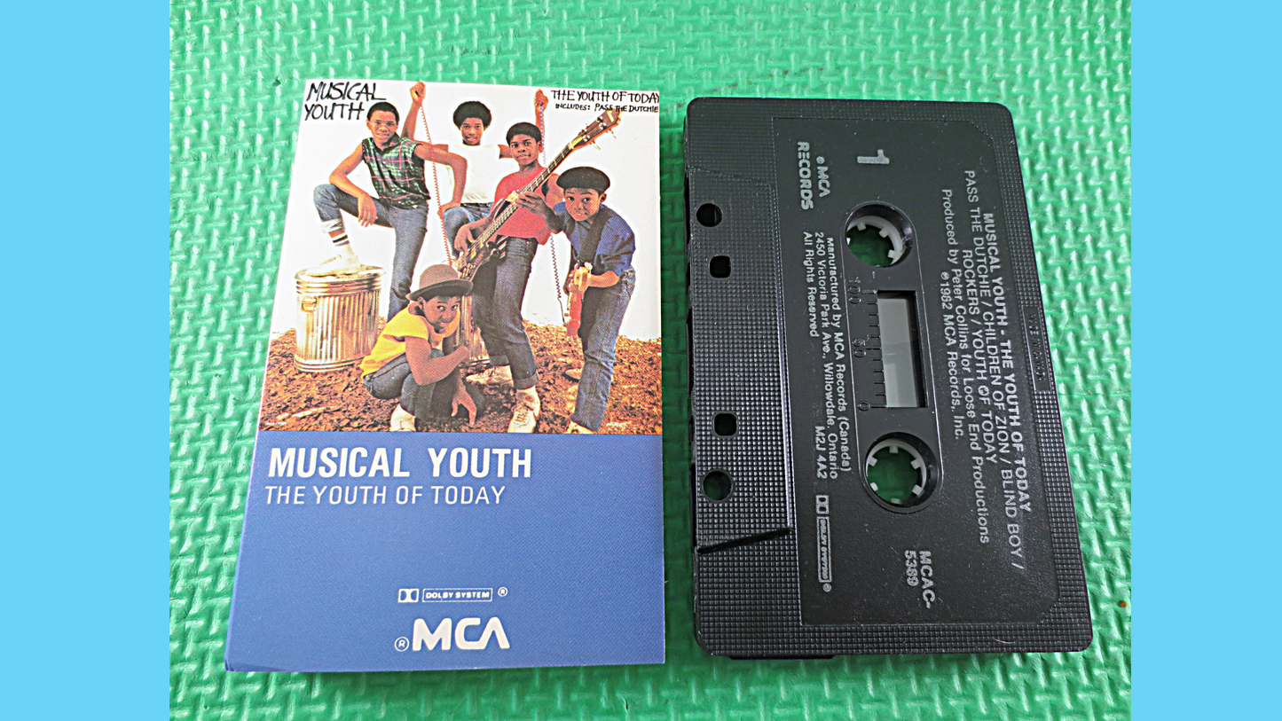 MUSICAL YOUTH, Youth of TODAY, Musical Youth Tape, Musical Youth Cassette, Musical Youth Album, Musical Youth Songs, Cassette Tape, Cassette