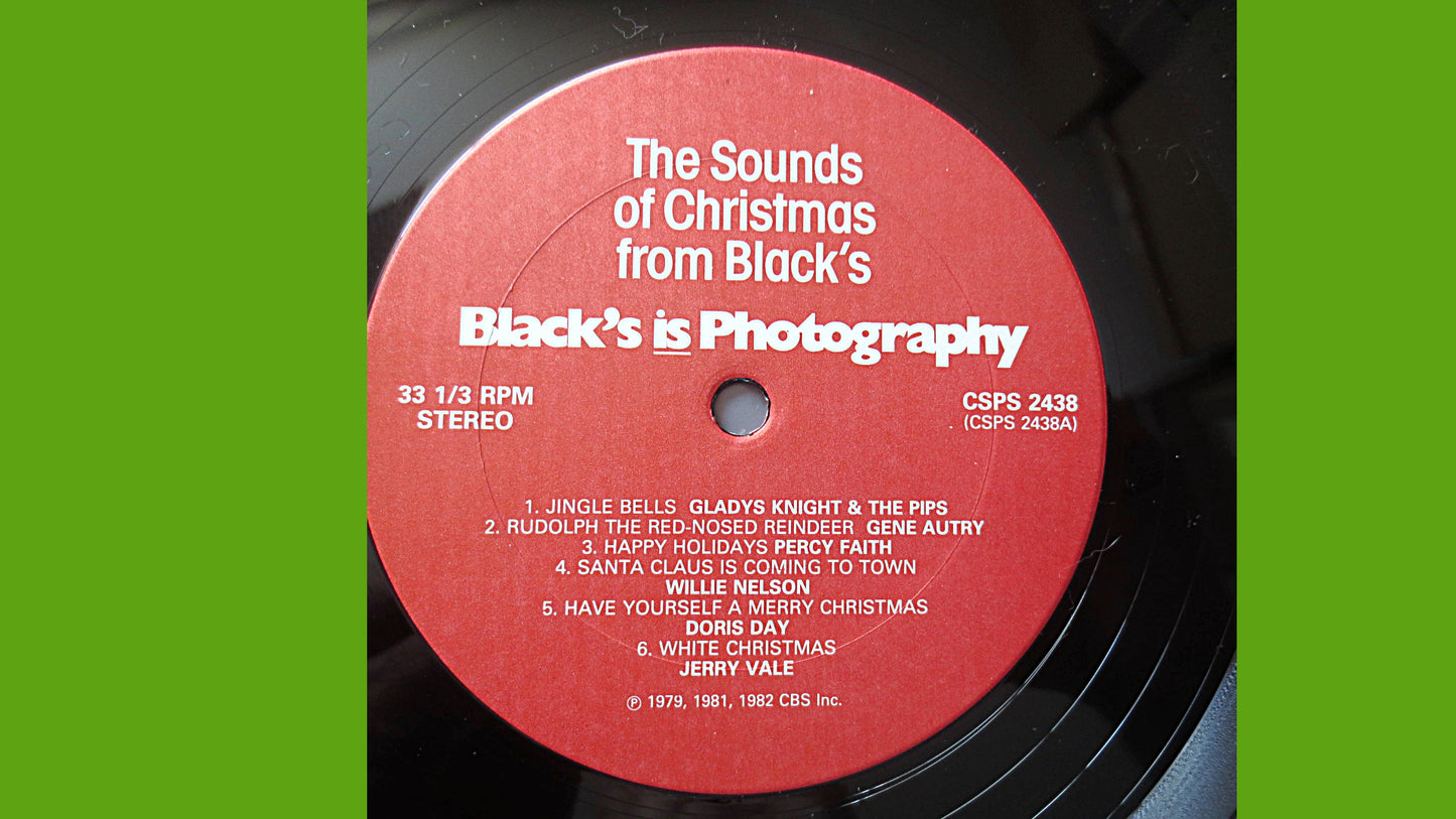 BLACK'S PHOTOGRAPHY, Black's CHRISTMAS Lp, Christmas Records, Christmas Music, Christmas Albums, Christmas lps, 1984 Record