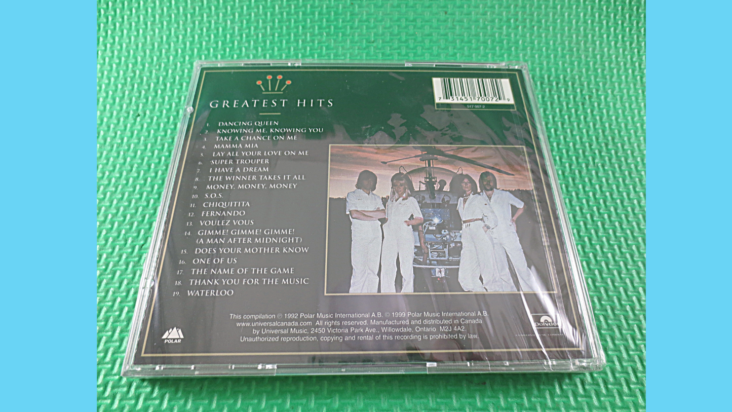 ABBA, Factory SEALED, ABBA Greatest Hits, Abba Cd, Abba Album, Abba Hits, Abba Songs, Abba Music, Disco Music Cd, Pop Cd, 1999 Compact Disc