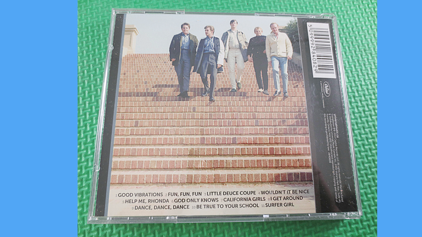 BEACH BOYS, GREATEST Hits Cd, Beach Boys Cd, Beach Boys Album, Vintage Cd's, Beach Boys Lp, Pop Cd, Pop Music Cd, Pop Lp, Pop Compact Disc