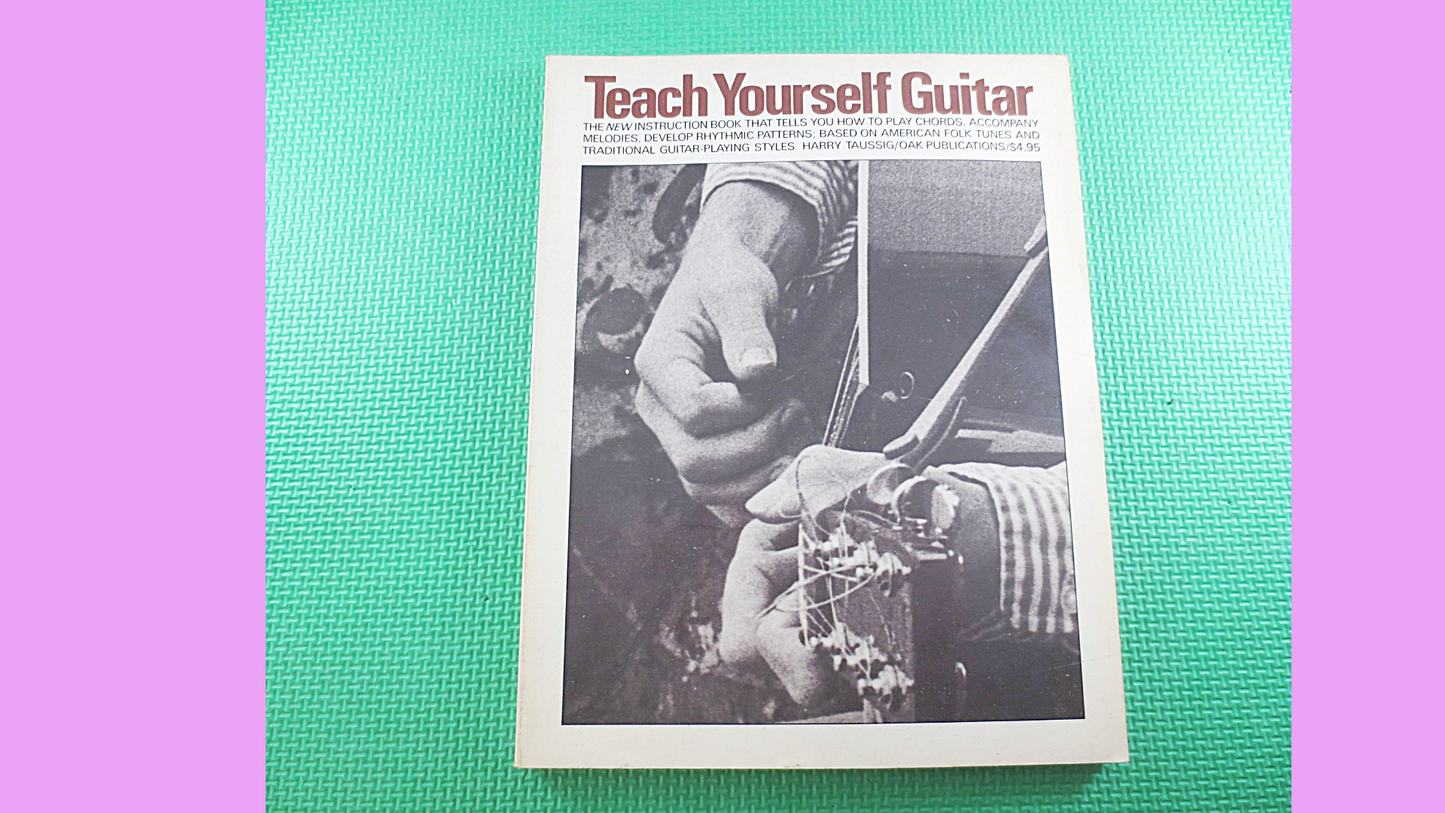 Vintage Book, TEACH YOURSELF GUITAR, Sheet Music, Music Books, Guitar Sheet Music, Piano Sheet Music, Rock Music, Vintage Music Book, Books