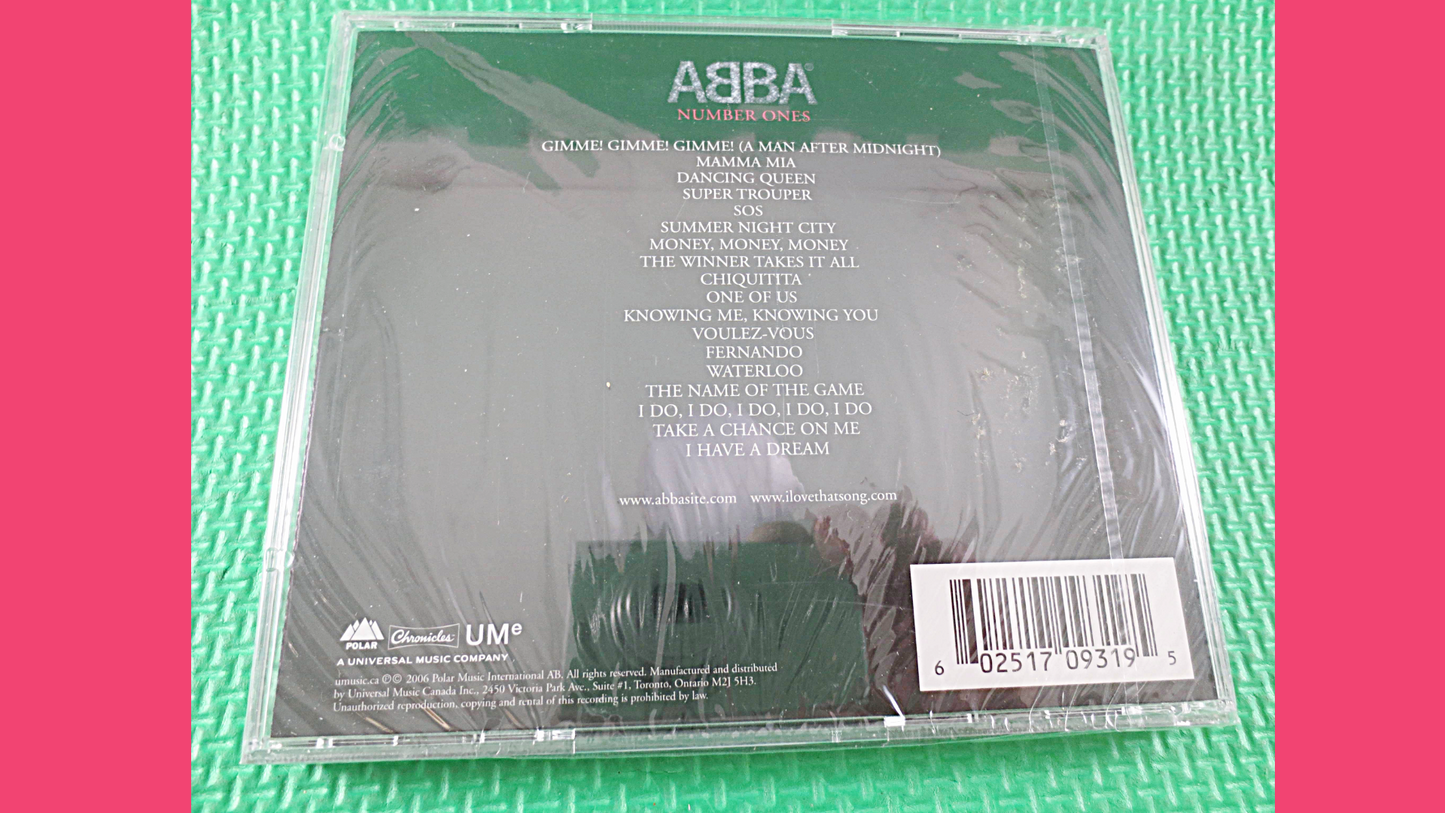 ABBA, Factory SEALED, ABBA Number Ones, Abba Cd, Abba Album, Abba Hits, Abba Songs, Abba Music, Disco Music Cd, Pop Cd, Disco Compact Disc