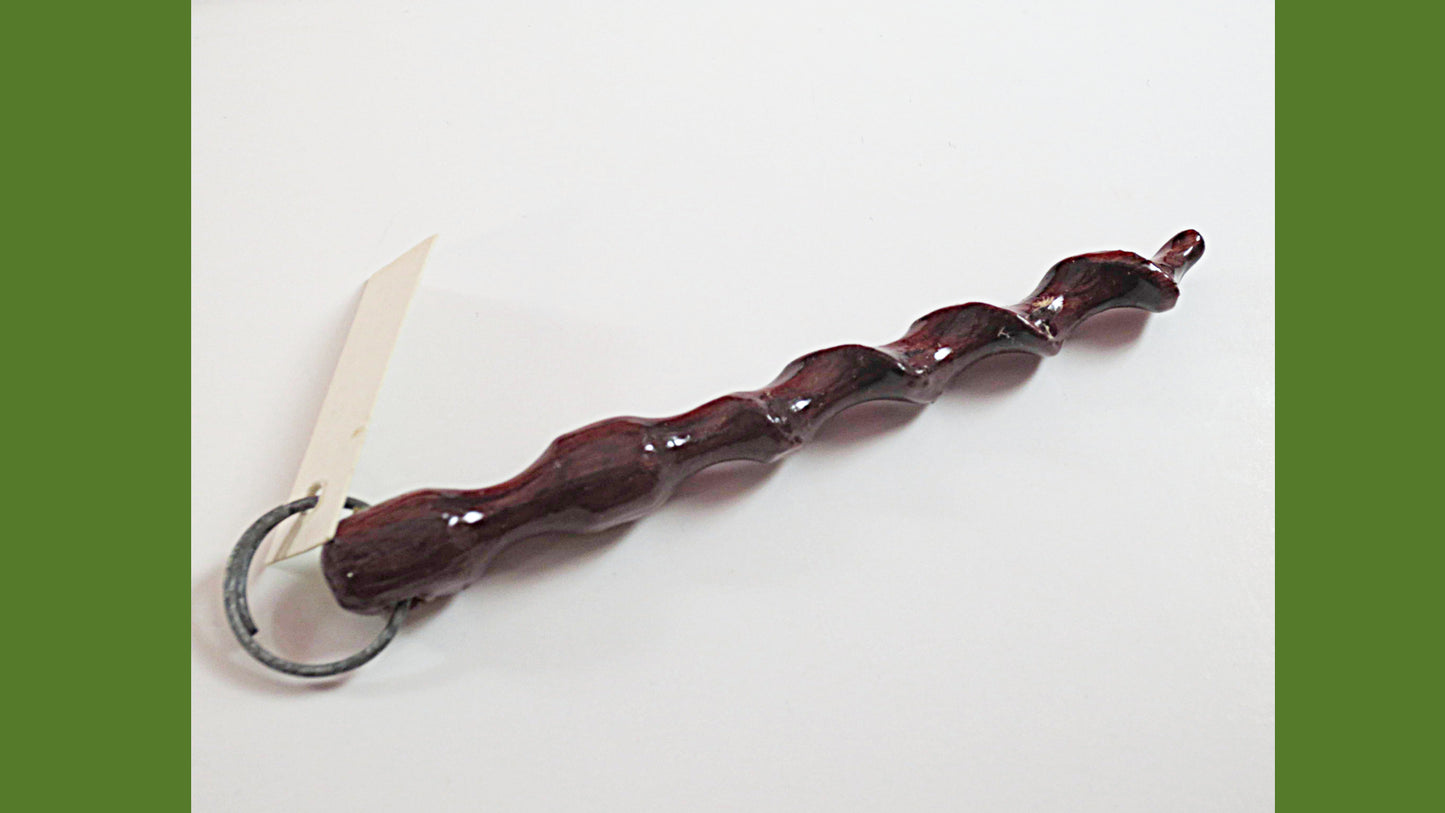 MAGIC WAND, KEYCHAIN, Wood Magic Wand, Spiral Magic Wand, Witches Wand, Keychain Wand, Magicians Wand, Merlin's Wand, Mini Magic Wand, Magic