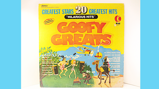 20 GOOFY GREATS, NOVELTY Records, K-Tel Records, Childrens Records, Vintage Vinyl, Records, Vinyl Records, 1979 Records