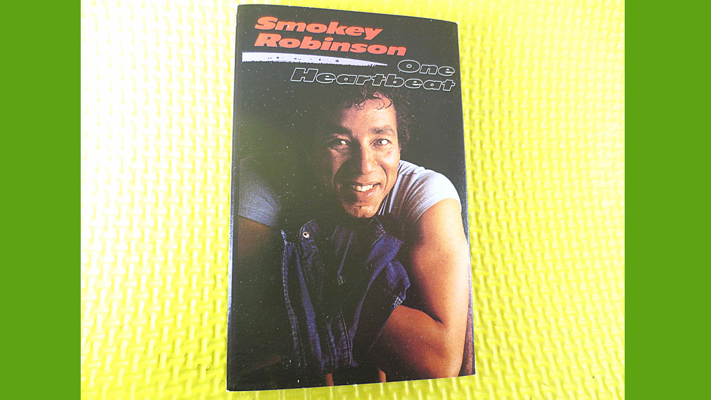 SMOKEY ROBINSON, One HEART Beat, Smokey Robinson Tape, Motown Music Tape, Funk Cassette, Soul Music Tape, Tape, 1984 Cassette