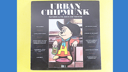 The CHIPMUNKS, URBAN CHIPMUNKS, Kids Record, Kids Vinyl, Childrens Records, Childrens Album, Vinyl Record, Lp, Vintage Records, 1981 Records