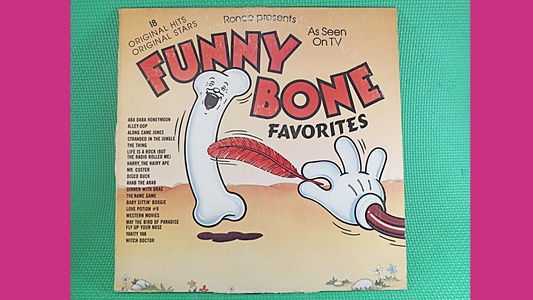 FUNNY BONE FAVORITES, Novelty Records, Ronco Records, Vintage Vinyl, Records, Vinyl Records, Vinyl Albums, 1978 Records