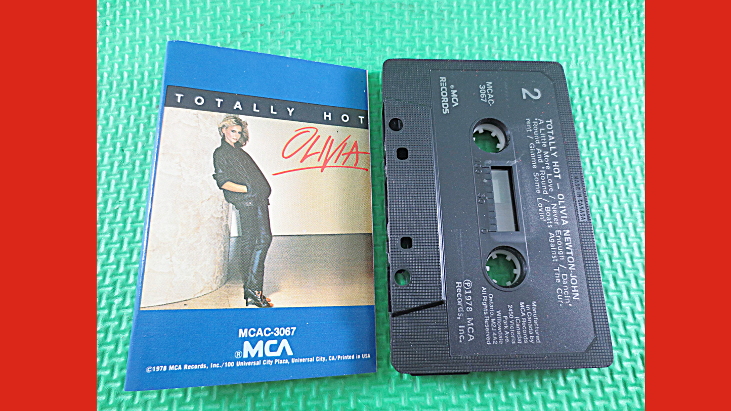 OLIVIA NEWTON-JOHN, Totally Hot, Pop Album, Pop Music, Cassette Tapes, Disco Cassettes, Tapes, Tape Cassette, Pop Cassette, 1978 Cassette