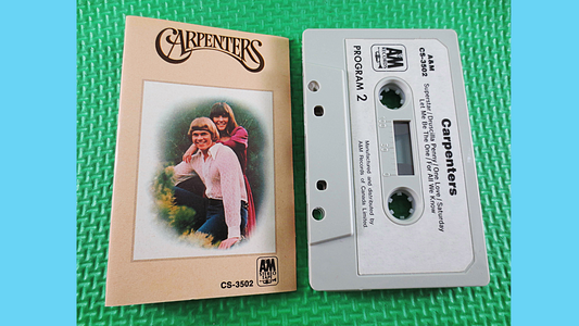 Cassette Tape, CARPENTERS, The CARPENTERS Tape, CARPENTERS Cassette, Carpenters Songs, Carpenters Music, Tape Cassette, Cassette Music, Tape