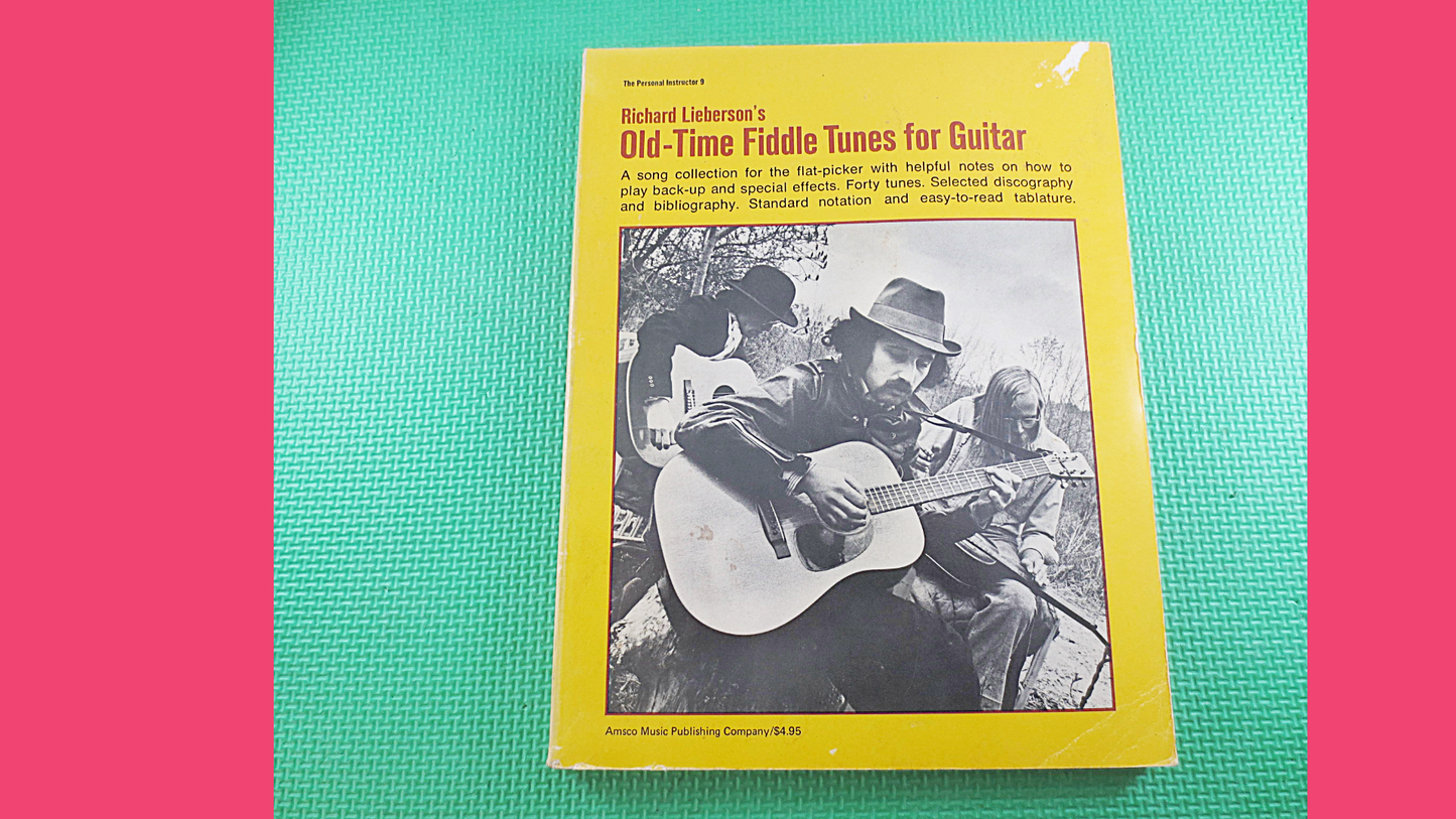 FIDDLE TUNES for GUITAR, Sheet Music, Music Books, Guitar Music Book, Chord Sheet Music, Vintage Music Book, Sheet Music Book