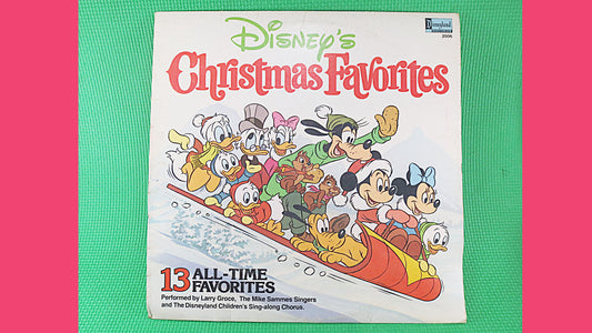 DISNEY Album, CHRISTMAS FAVORITES, Disneyland Record, Disney Records, Childrens Record, Disney Lp, Vinyl Lp, 1979 Records