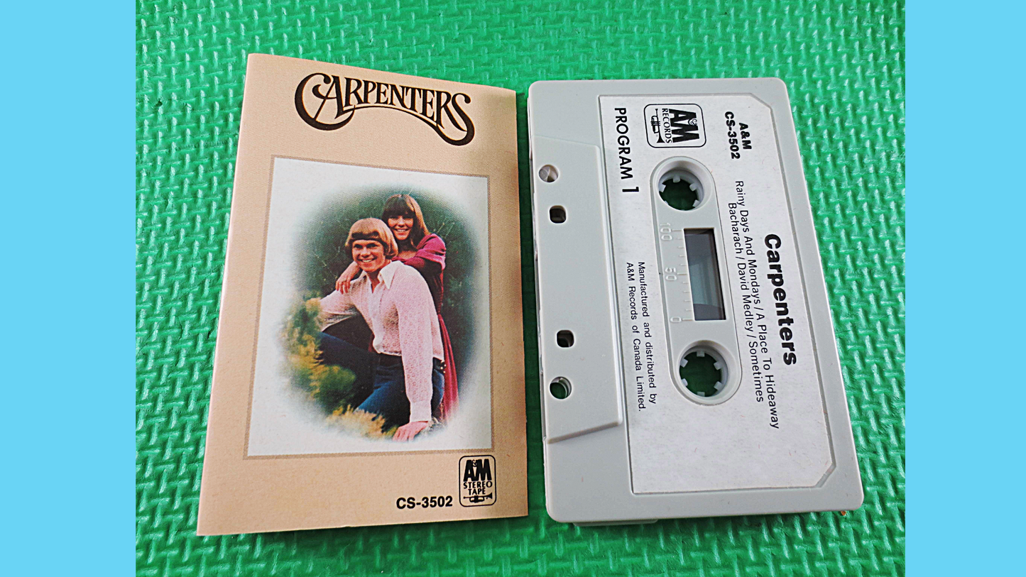 Cassette Tape, CARPENTERS, The CARPENTERS Tape, CARPENTERS Cassette, Carpenters Songs, Carpenters Music, Tape Cassette, Cassette Music, Tape