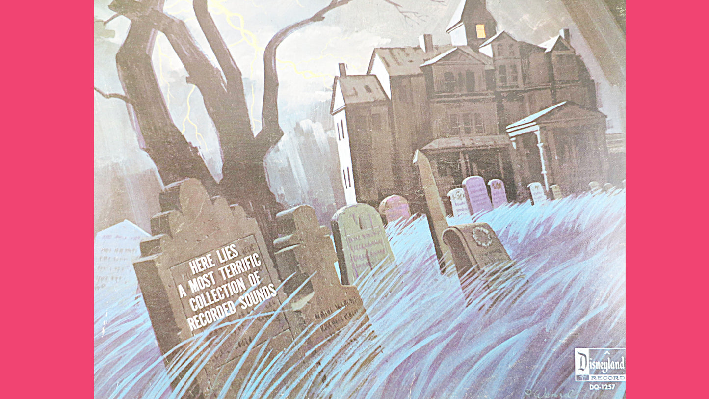 The HAUNTED HOUSE, DISNEYLAND Records, Halloween Records, Disney Records, Novelty Records, Childrens Records, 1964 Records