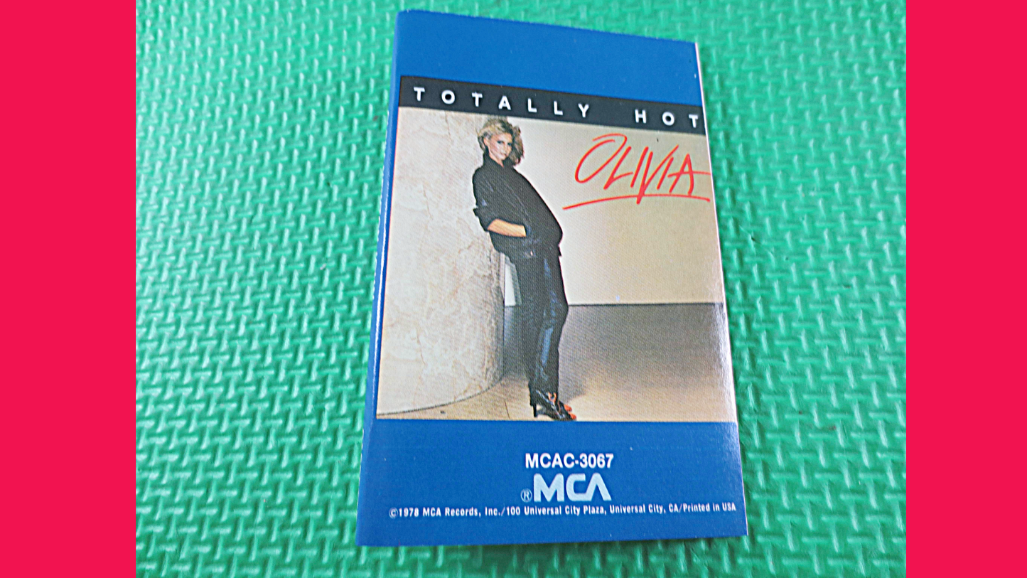 OLIVIA NEWTON-JOHN, Totally Hot, Pop Album, Pop Music, Cassette Tapes, Disco Cassettes, Tapes, Tape Cassette, Pop Cassette, 1978 Cassette