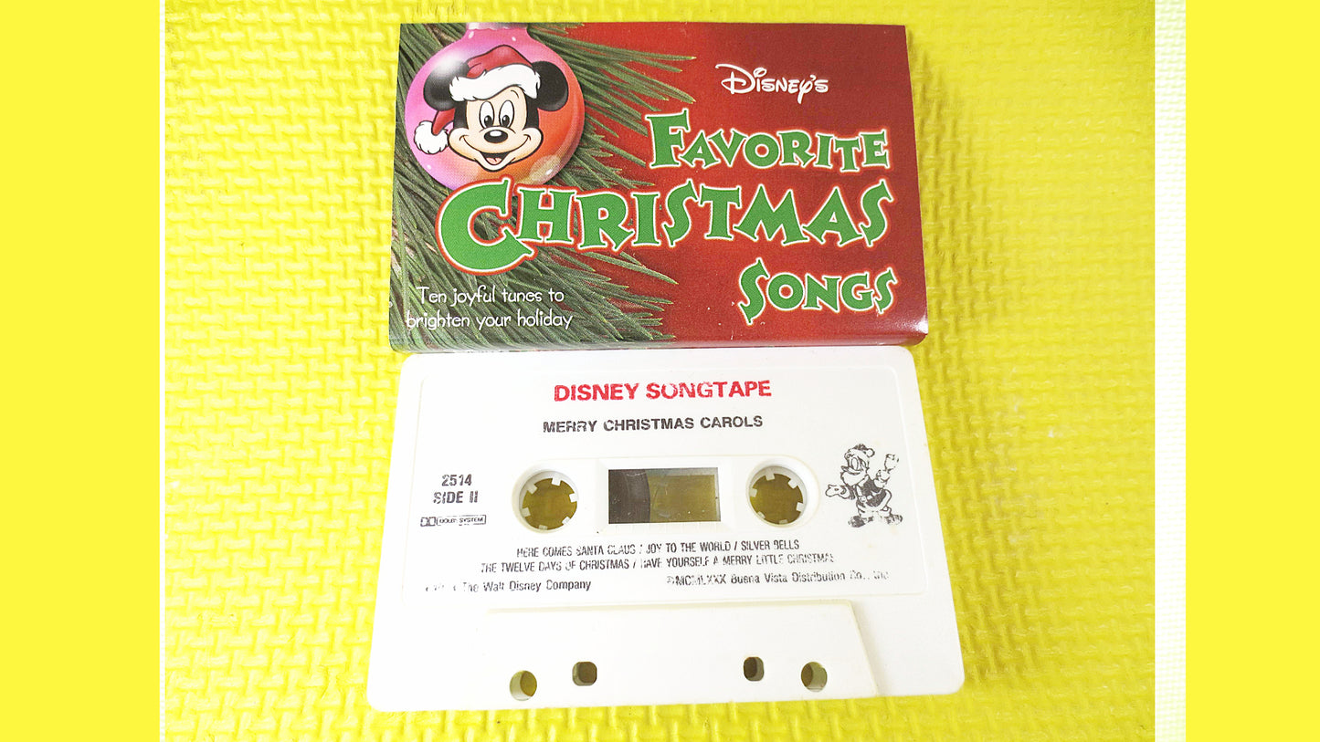 DISNEY CHRISTMAS, DISNEY Songs, Kids Christmas Tape, Childrens Christmas, Disney Cassette, Kids Cassette, Cassette Tape, Kids, 1998 Cassette