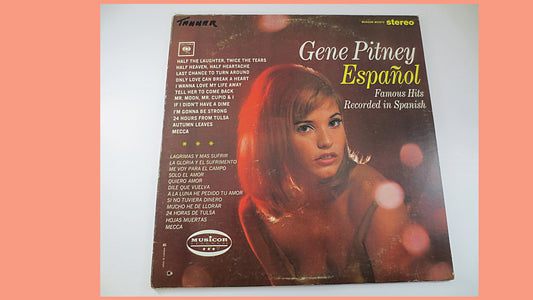 GENE PITNEY, ESPANOL, Gene Pitney Record, Gene Pitney Spanish, Gene Pitney Vinyl, Gene Pitney Albums, Vinyl, Vintage Records, 1966 Records