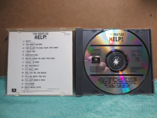 The BEATLES, HELP, The BEATLES Cd, The Beatles Albums, The Beatles Records, The Beatles lp, Beatles Songs, 1987 Compact Disc