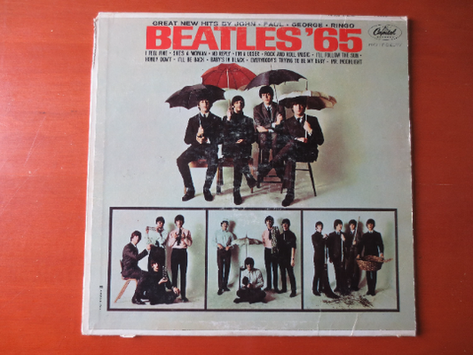 The BEATLES Album, BEATLES '65, BEATLES Record, Beatles Vinyl, Beatles Lp, Vintage Beatles, Vintage Vinyl, 1964 Records