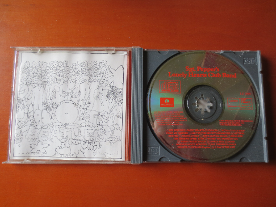 The BEATLES, Sgt PEPPER, The BEATLES Cd, Sgt Pepper Cd, The Beatles Lp, The Beatles Album, John Lennon Cd, 1987 Compact Disc