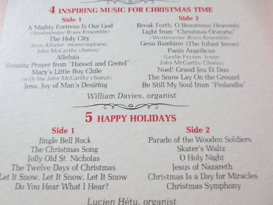 CHRISTMAS Albums, 5 Records, READERS Digest, CHRISTMAS Songs, Christmas Record, Christmas Vinyl, Christmas Lp, 1975 Records