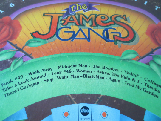 The JAMES GANG, Joe Walsh, GREATEST Hits, James Gang Records, James Gang Albums, James Gang lps, Rock lps, 1973 Records