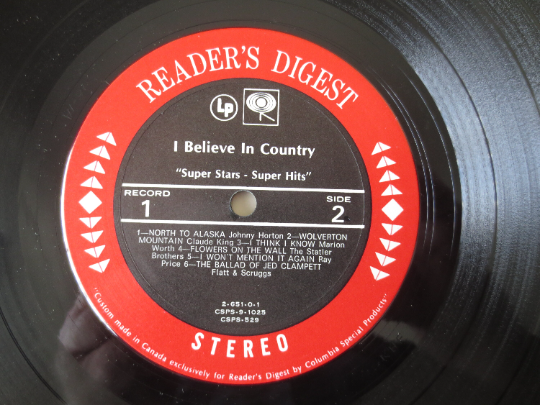 CLASSIC COUNTRY, I BELIEVE in Country, 9 Record Box Set, Readers Digest, Record, Vinyl Record, Country Vinyl, Vinyl, Albums