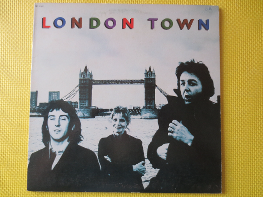 PAUL McCARTNEY, LONDON Town, Vintage Vinyl, Vinyl Records, Beatles Records, Record Vinyl, Vinyl Albums, lps, 1978 Records