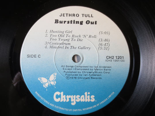 JETHRO TULL, 2 Records, LIVE Albums, Jethro Tull Records, Jethro Tull Albums, Vinyl lps, lps, Rock Record, 1978 Records