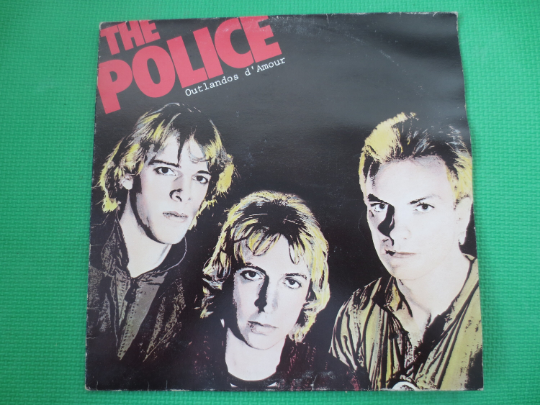 The POLICE, OUTLANDOS d' Amour, The POLICE Records, Rock Record, The Police Albums, The Police Lp, Rock Album, 1979 Records