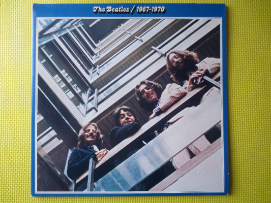 The BEATLES, 1967-1970, The BLUE ALBUM, Apple Records, Beatles Records, Beatles Vinyl, Vintage Vinyl, Records, 1973 Records